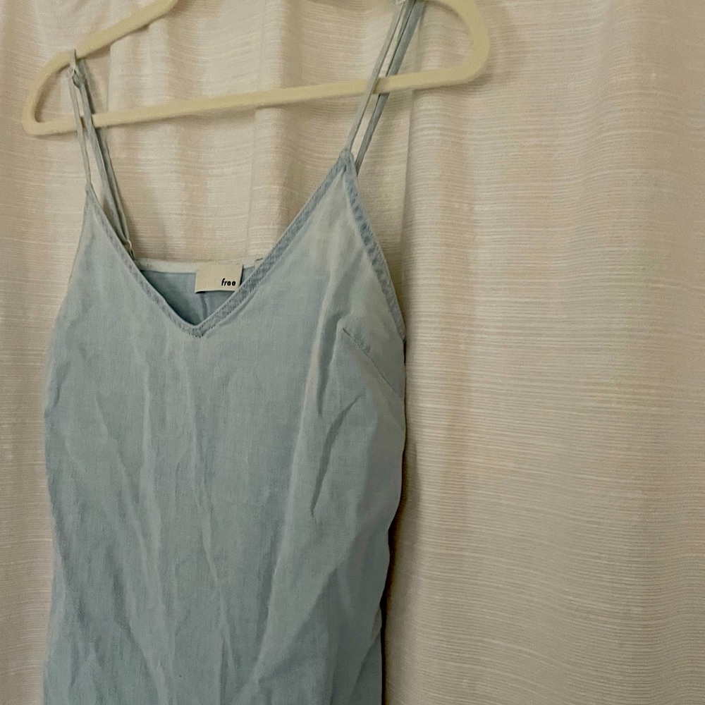 Aritzia denim mini dress